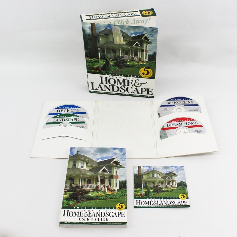 Lot of 5 Home Landscape Garden Design Projects With CD-ROMs gallery