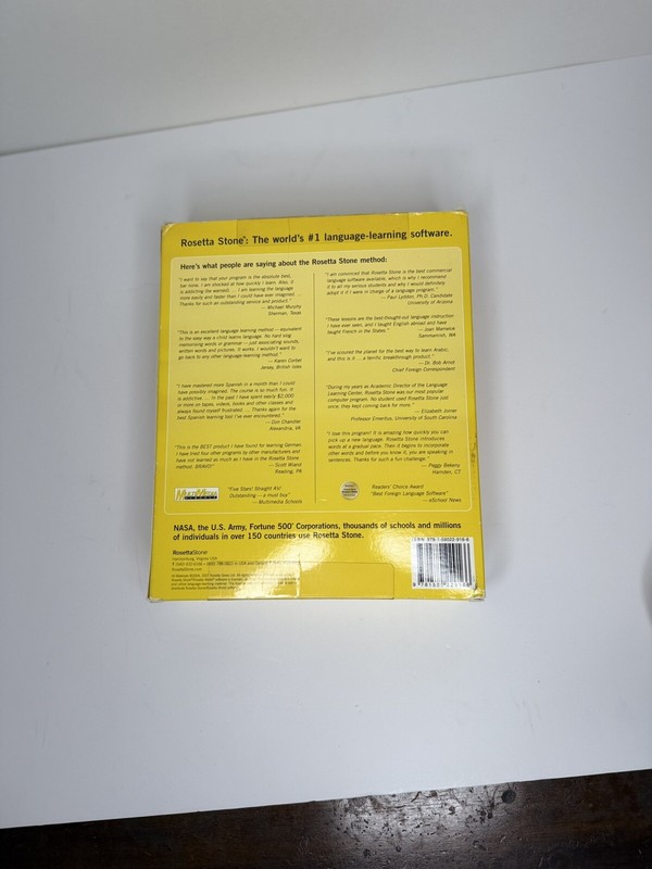 Rosetta Stone Spanish Levels 1 & 2 Version 3 Espanol CD-rom gallery