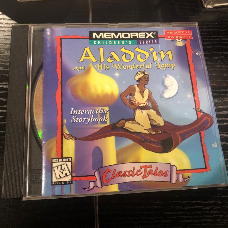 Aladdin And His Wonderful Lamp Interactive Storybook Windows 3.1 95 gallery