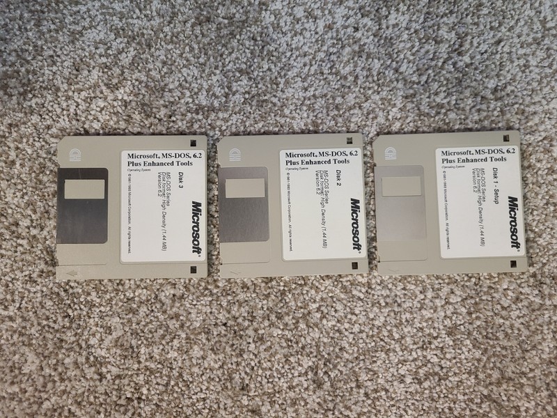 Microsoft 6.2 Plus Enhancement Tools Set 3.5″ Disk Windows PC MS Dos Computer