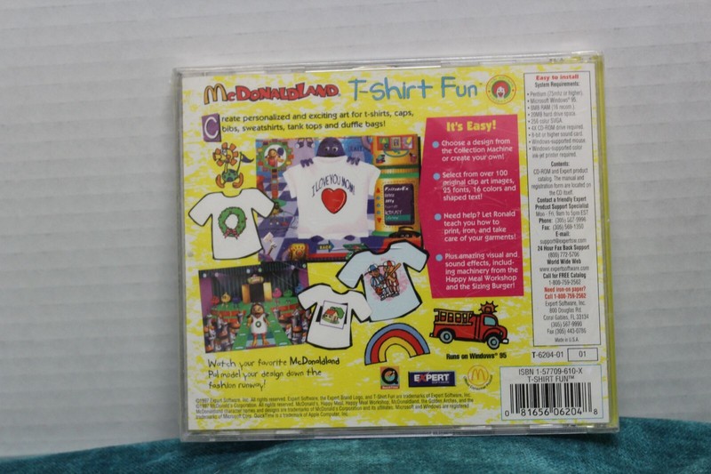 McDonaldland T-Shirt Fun Edition #6 1997 New Sealed CD gallery