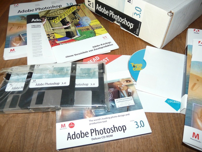 Adobe Photoshop 3.0 German Upgrade Version for Mac Rarity gallery