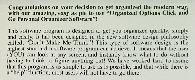 Organized Options Click N Go CD ROM Home Organizer 2002 gallery