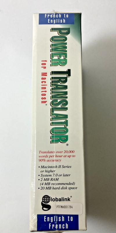 NEW Sealed Vintage 1994 Power MacIntosh French Software By Globalink gallery