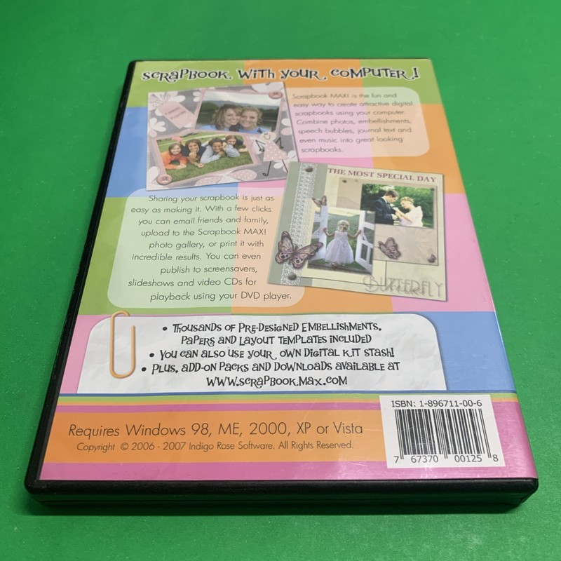 Scrapbook Max! Digital scrapbooking Software Share Your Memories! 2006 gallery