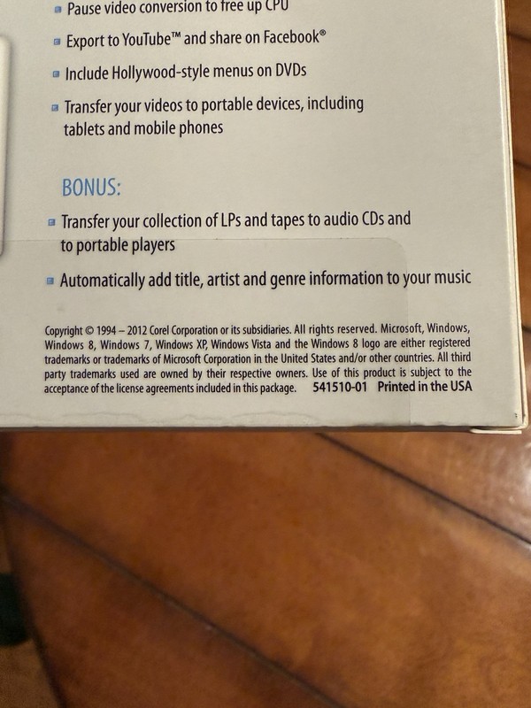 ROXIO Easy VHS to DVD 3 - Convert Old Home Movies, VHS, Tapes To DVD NEW SEALED gallery