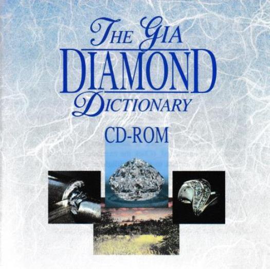The Gia Diamond Dictionary CD-ROM PC CD full text reference industry 3rd terms
