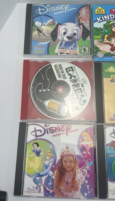Kid Pix Deluxe Studio CD 1998 Kids Art Software & 8 Other Kid Games Fun Disney gallery
