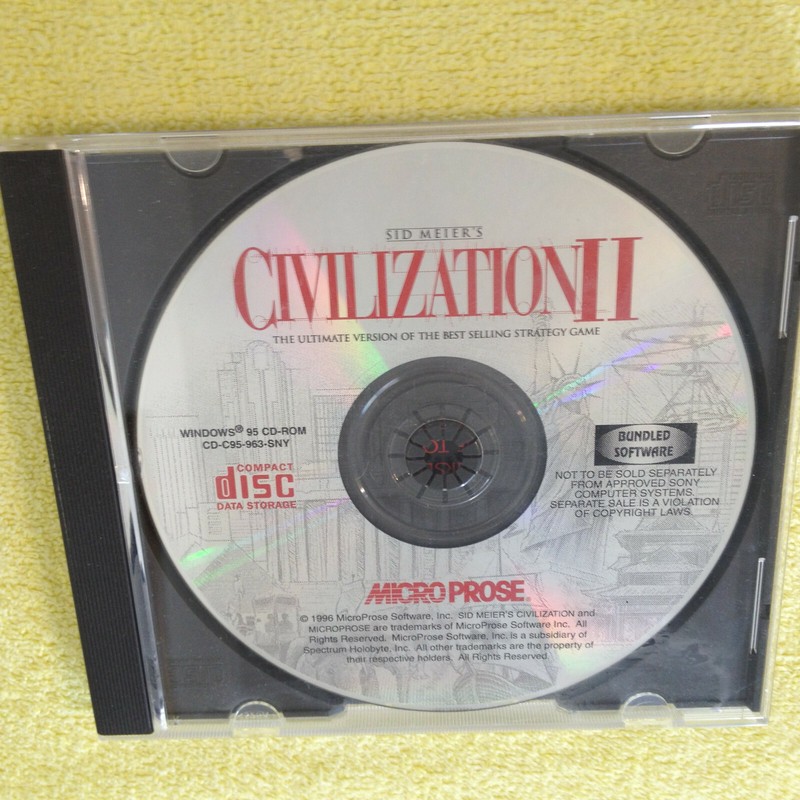 Vintage Sid Meiers Civilization II & Dinosoft US History & Geography Educational gallery