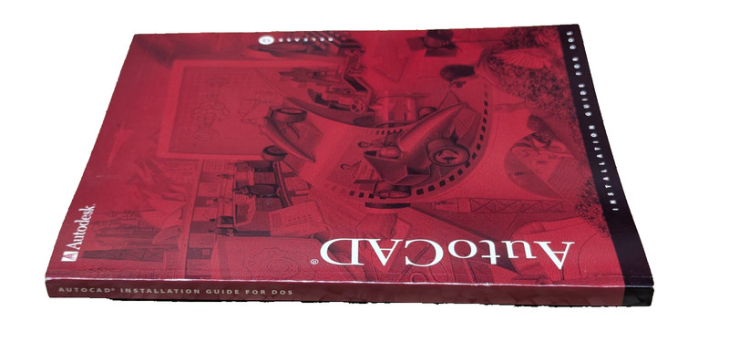 AutoCad Release 13 Installation Guide for DOS softback book. gallery