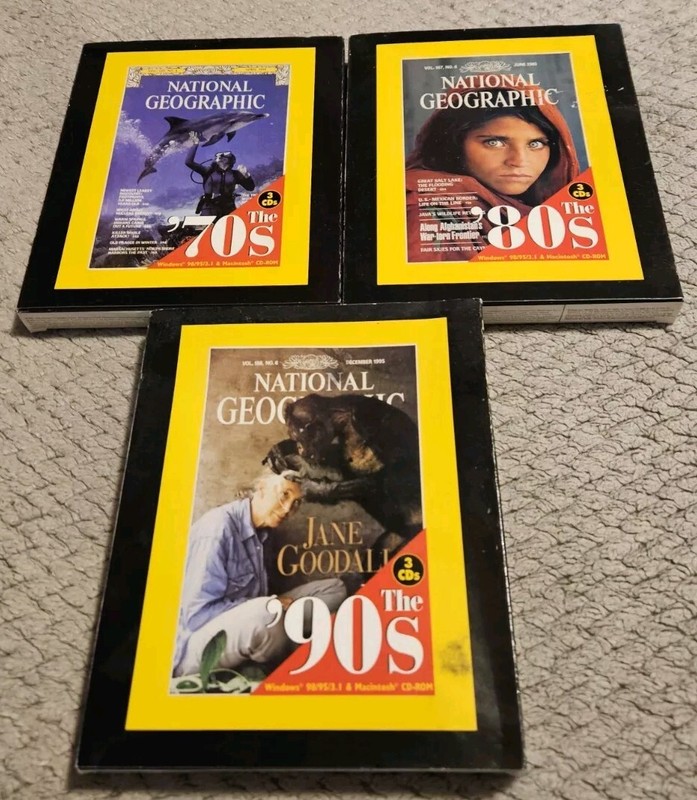 National Geographic The 70’s, 80’s And 90’s 9 Disc Set Tested Plays