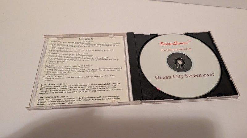 Dreamsavers Ocean City Screensaver CD-ROM 1999 gallery