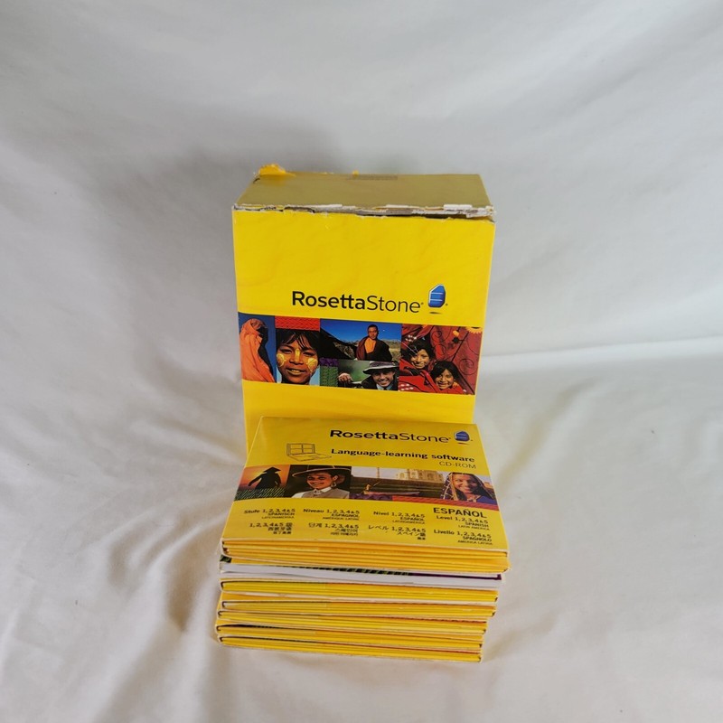 Rosetta Stone Espanol Spanish (Latin America) Complete Program Level 1-5 DVD Set