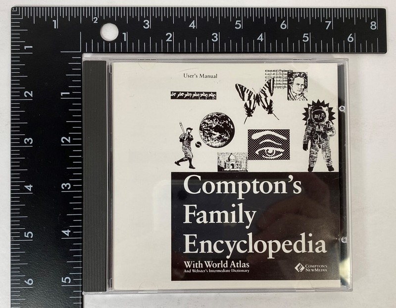 Compton’s Family Encyclopedia, CD ROM 1991 – Special Edition – Non Retail – DOS
