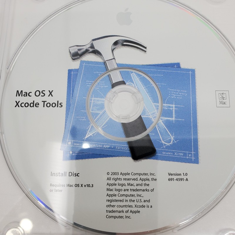 Lot Of 6 Apple Mac Discs, OS X Panther, Xcode Tools, Developer Tools, iPhoto gallery