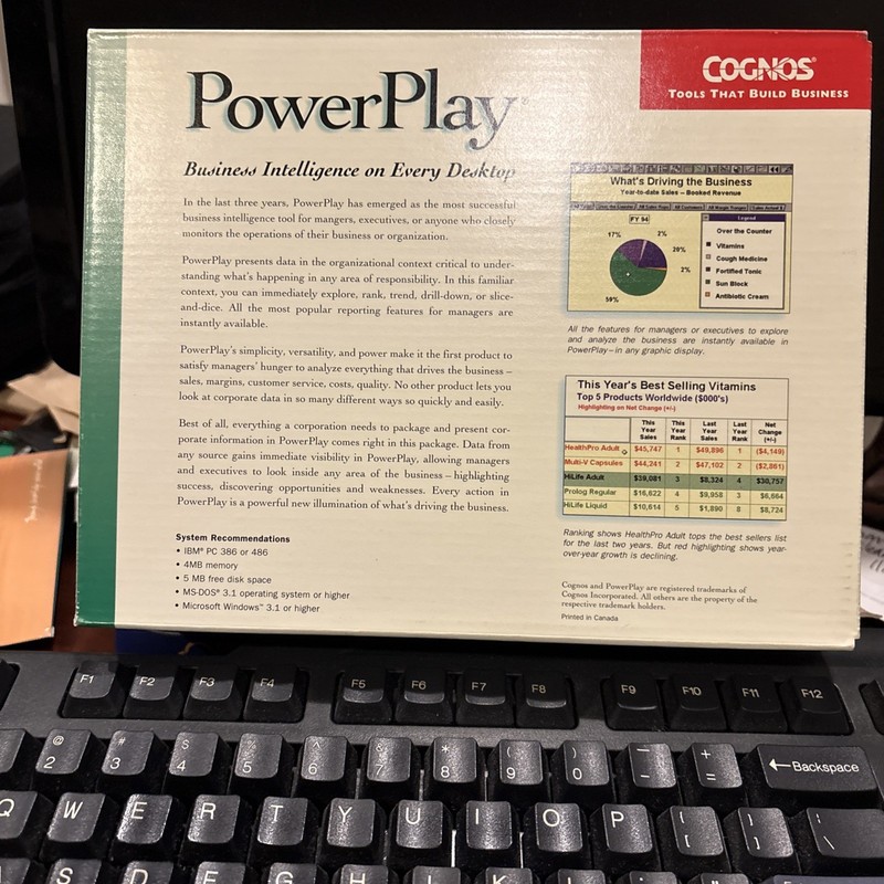 AWESOME BRAND NEW SEALED Cognos PowerPlay software. Used To Be $3500. gallery