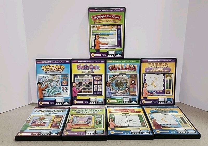 Lot of 17 Lakeshore Interactive Whiteboard Software PC/Mac Grades 1st - 6th Read gallery