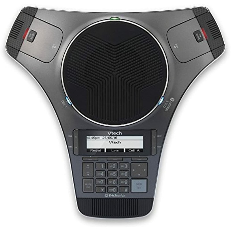 VTech Communications VCS752 ErisStation Conference Phone with 2 Wireless Mics