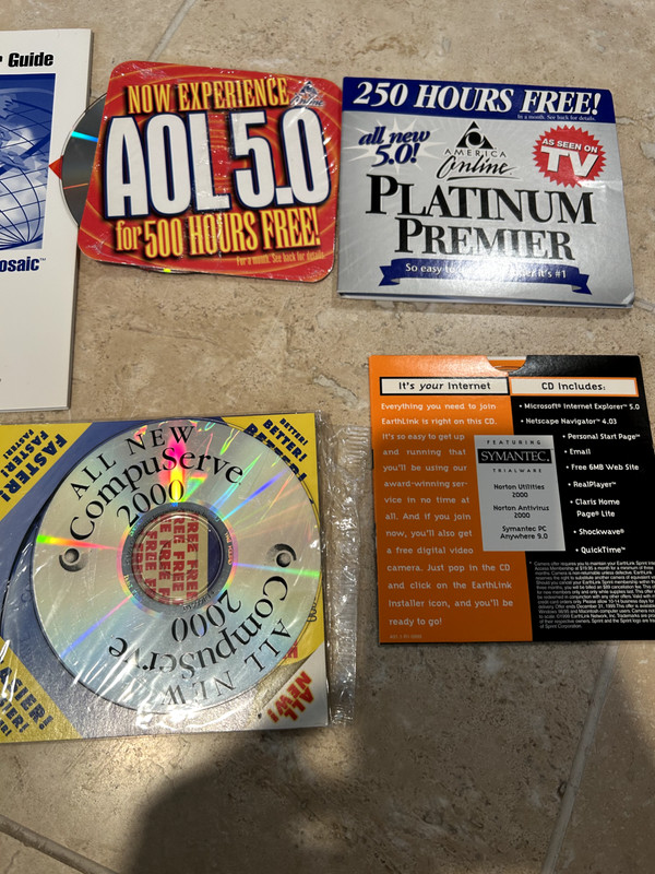 Vintage Microsoft Internet Access Network Internal CDSoftware & SPRY Mosaic User gallery