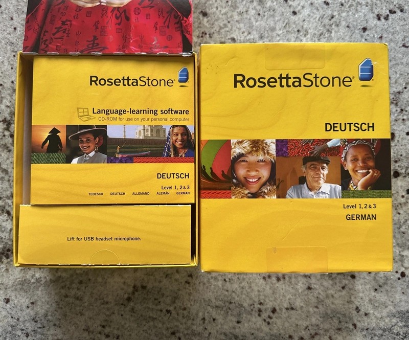 Rosetta Stone (27823) for PC, Mac - Level 1, 2 & 3 - With Headphones - Excellent gallery