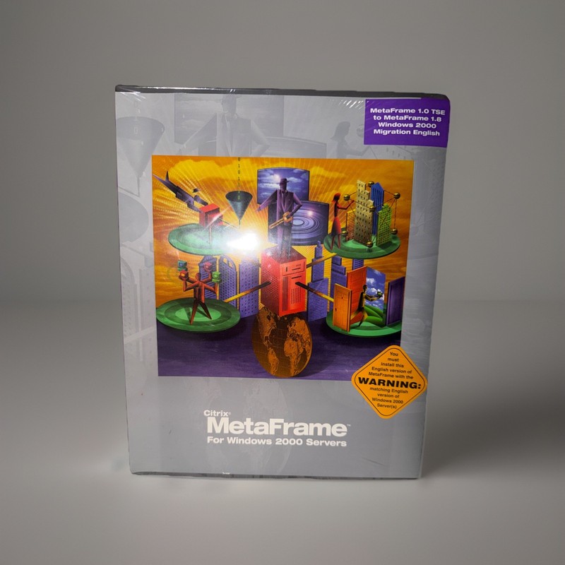 CITRIX METAFRAME FOR WINDOWS 2000 SERVERS 1.8 TSE TO METAFRAME New Sealed