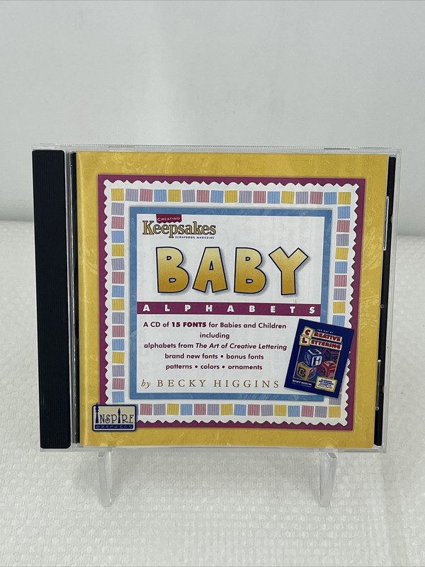 Baby Alphabets, Creating Keepsake Scrapbook Magazines (CD-Rom, 2000)