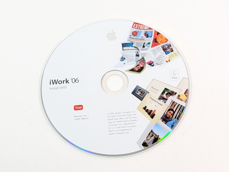 Apple iWork '06 Create Present Publish W/Style Trial Version 2.0.1 1Z691-5845-A gallery