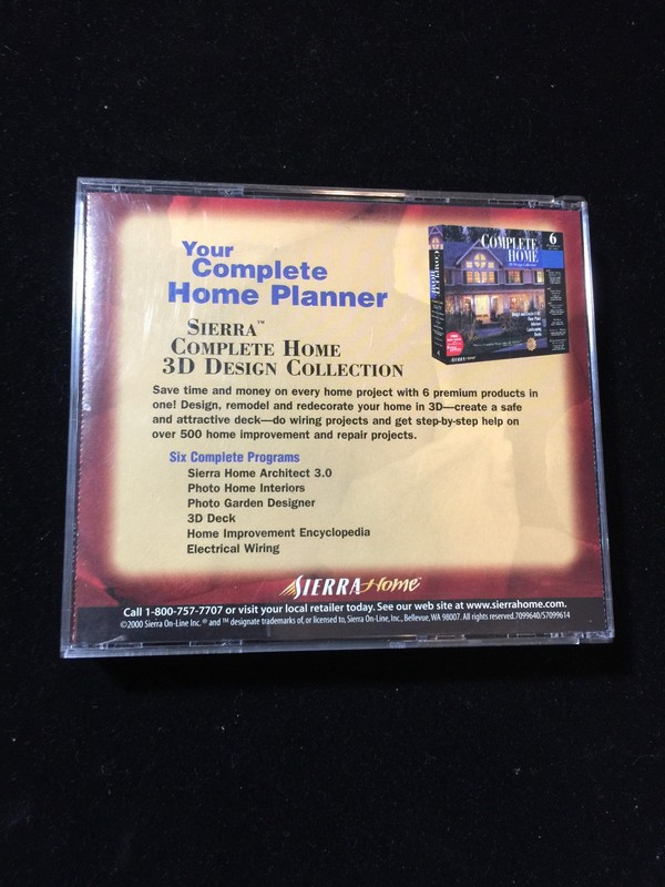Land Designer 3D Sierra 6.0 d. 2000 PC CD-ROM VTG Outdoor Landscaping Software gallery