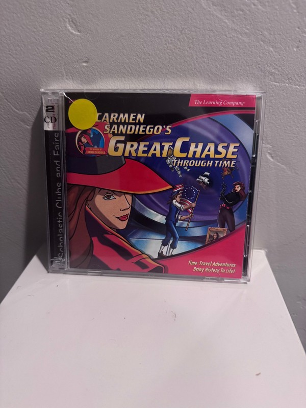 Carmen Sandiego’s Great Chase Through Time for Windows – CD-Rom Game