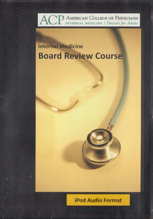 Internal Medicine Board Review Course iPod AUDIO EDUCATIONAL Physicians College