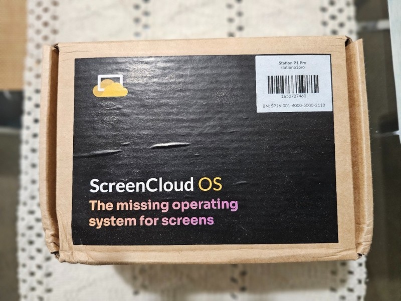 ScreenCloud OS Station P1 Pro – Digital Signage Media Player (Black) – Brand New
