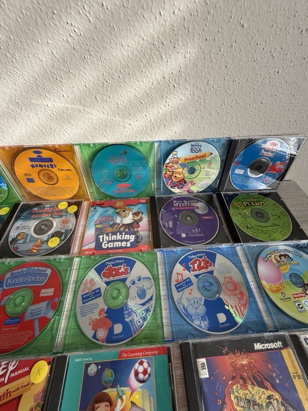 Children’s Educational CD-ROM Lot Of 32 – Reader Rabbit’s, Disney, Fisher Price gallery