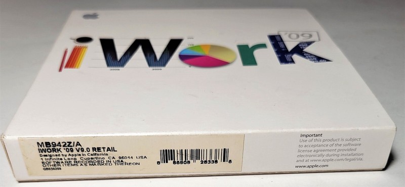 Apple iWork '09 V9.0 MB942Z/A Install DVD Full Retail Version for Mac gallery