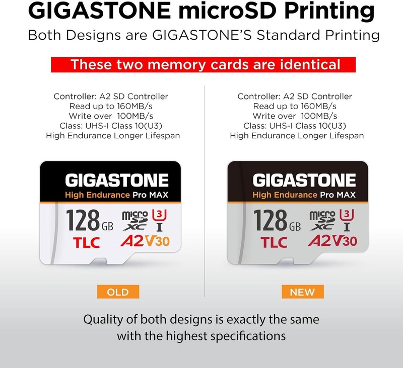 5 Yrs Free Data Recovery】【Dash Cam】 128GB Micro SD Card, TLC High Endurance P... gallery