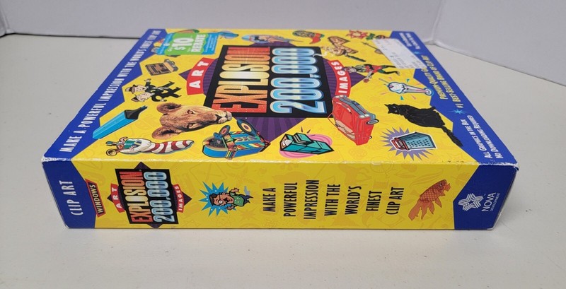 Art Explosion 200,000 Images Windows With 8 CD ROM Big Box Retail gallery