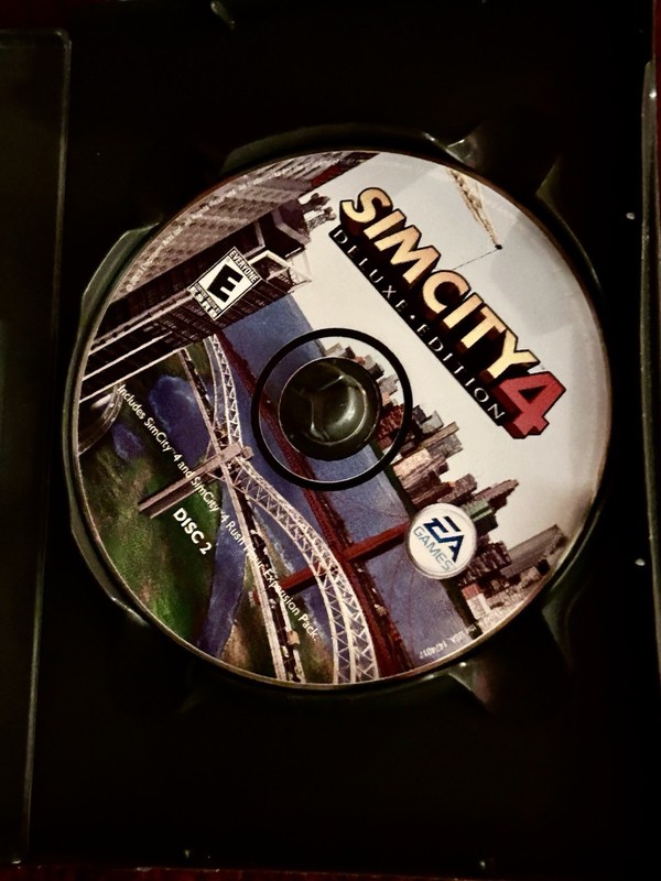 CIB EA Games SimCity 4 Deluxe Edition AND the Sims 3 included for CD-ROM gallery