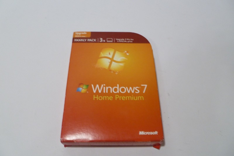 Microsoft Windows 7 Home Premium Upgrade Family Pack For 3 PCs 32 & 64 Bit DVDs gallery