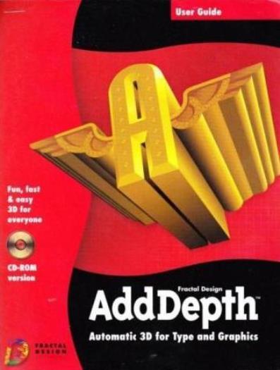 Fractal Design AddDepth PC CD create 3D type fonts graphics tool art! Add Depth