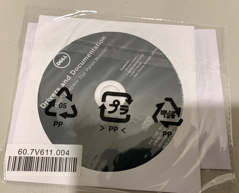 Sealed ~ Dell Drivers and Documentation E2414H Flat Panel Monitor (Software CD)