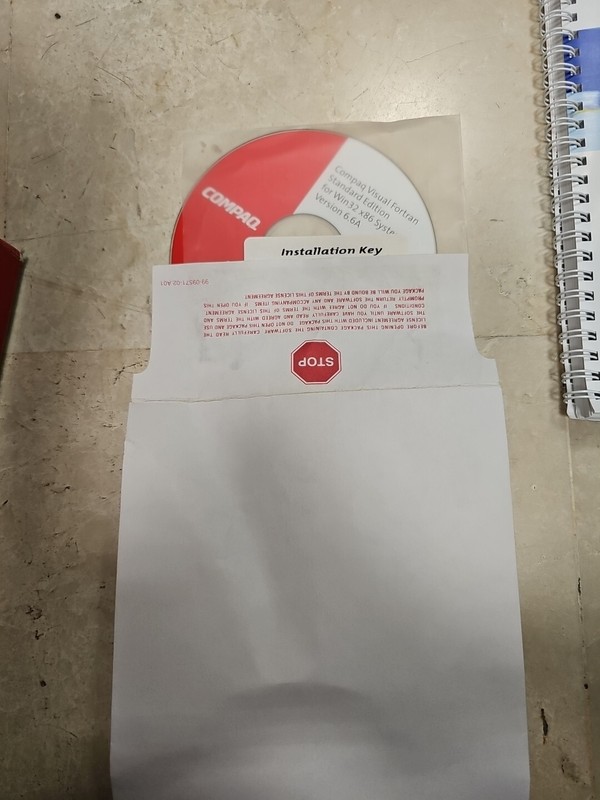 Compaq Visual Fortran Standard 6.6a - Windows - English RARE gallery