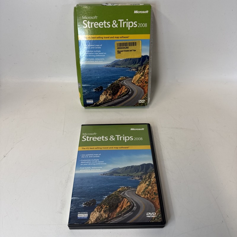 Microsoft Streets and Trips 2008 With Product Key Windows XP Vista – No GPS Unit