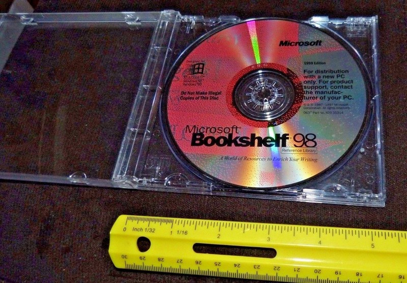 Microsoft Bookshelf 98, reference library, cd rom gallery