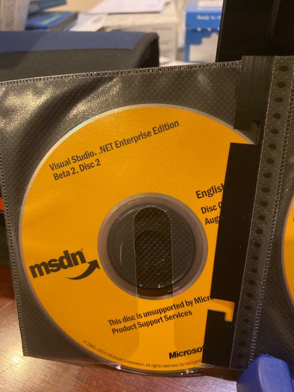 NEW Visual Studio .Net Enterprise Edition Beta 2 .Disc 1,2,3. Update. SourceSafe gallery