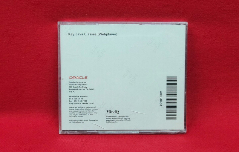 Oracle: Key Java Classes (Webplayer) 1999, CD-ROM, NEW gallery