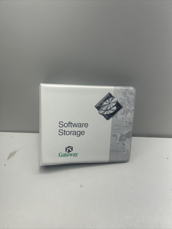 Gateway Software Storage Binder w System Restoration 7 Sleeve Microsoft Programs