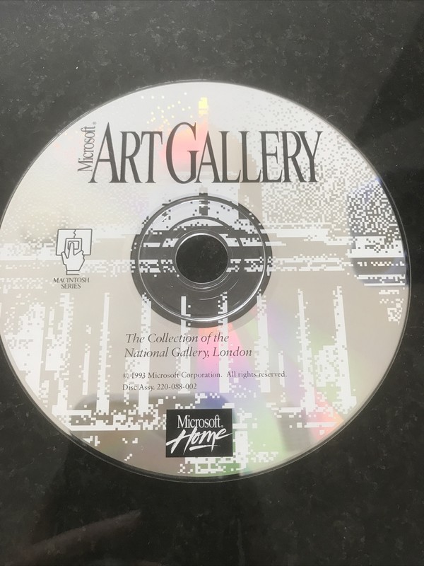Microsoft Home Art Gallery CD 1993 Macintosh Series gallery