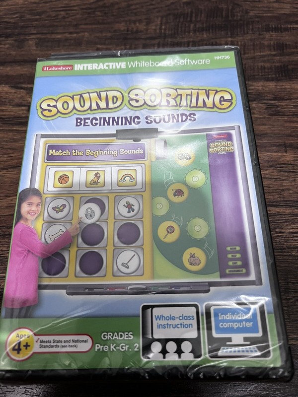 new and sealed Lakeshore Interactive Whiteboard Software Sound Sorting Lot Of 3 gallery