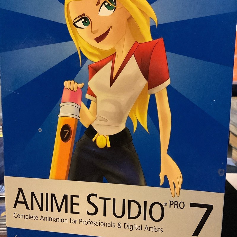 Anime Studio 7 Pro CD design animation smithmicro
