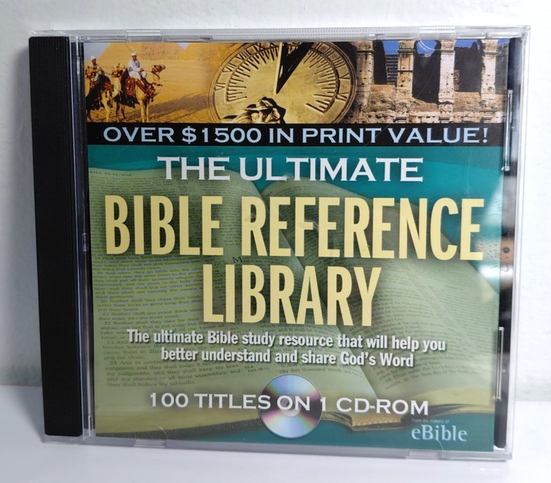 The Ultimate Bible Reference Library Libronix CD-Rom