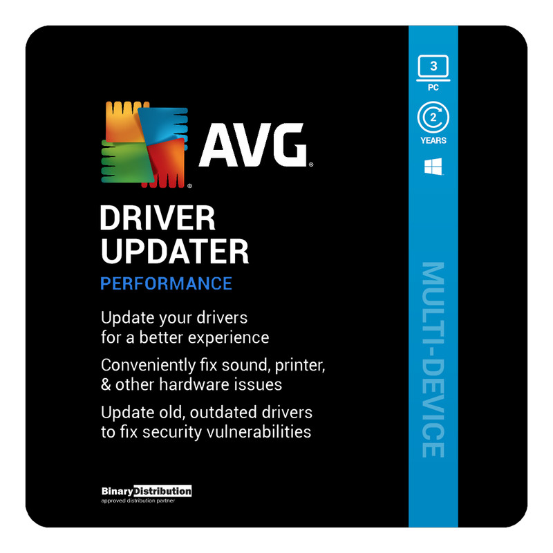 AVG Driver Updater 2026 – 3 PC – 2 Years [Download]